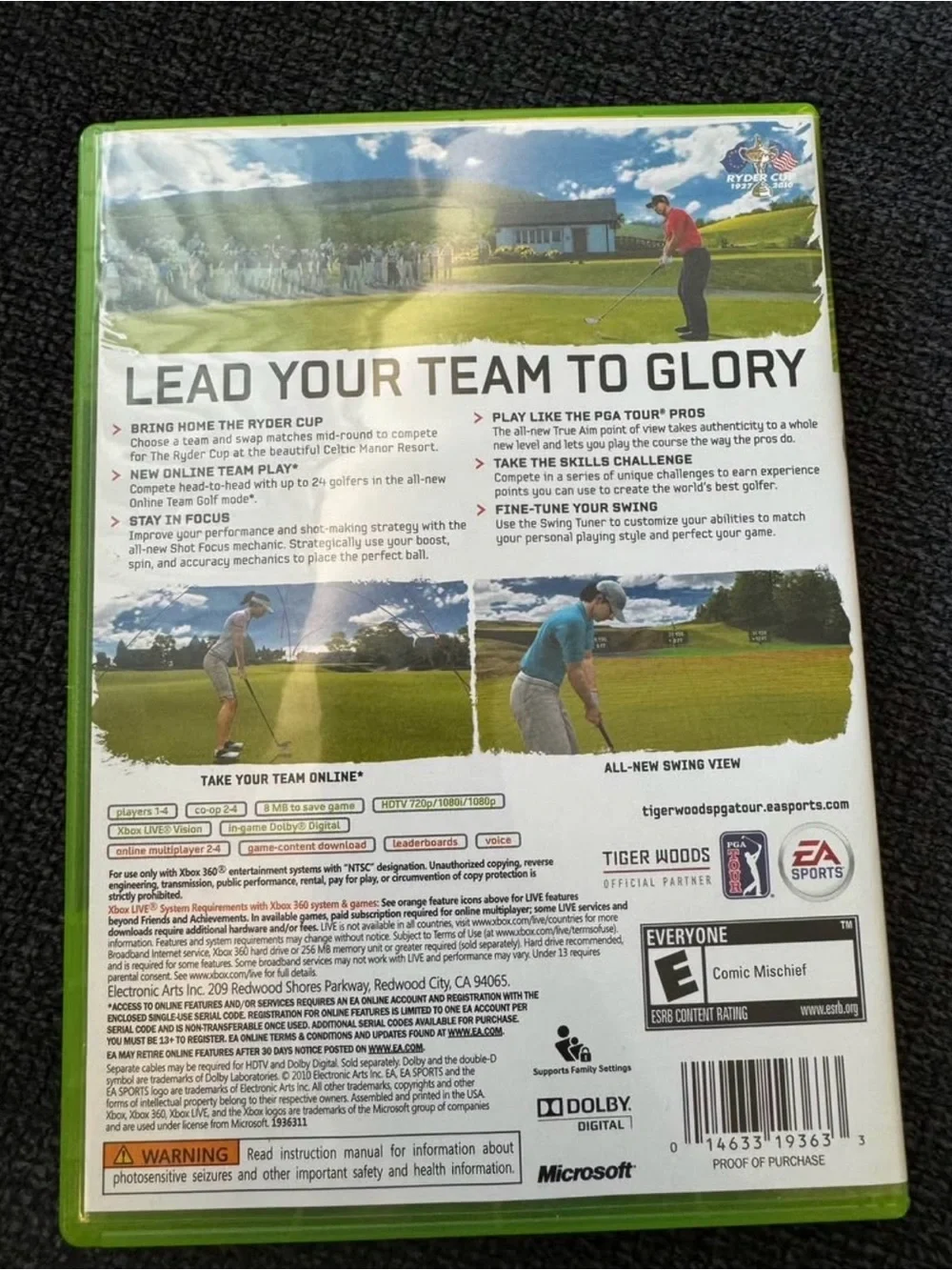 Tiger Woods PGA Tour 11 - Xbox 360